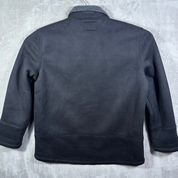 Lauren Ralph Lauren Womens‎ Fleece Lined Jacket Suede Like Size Large Black Zip - Picture 8 of 8